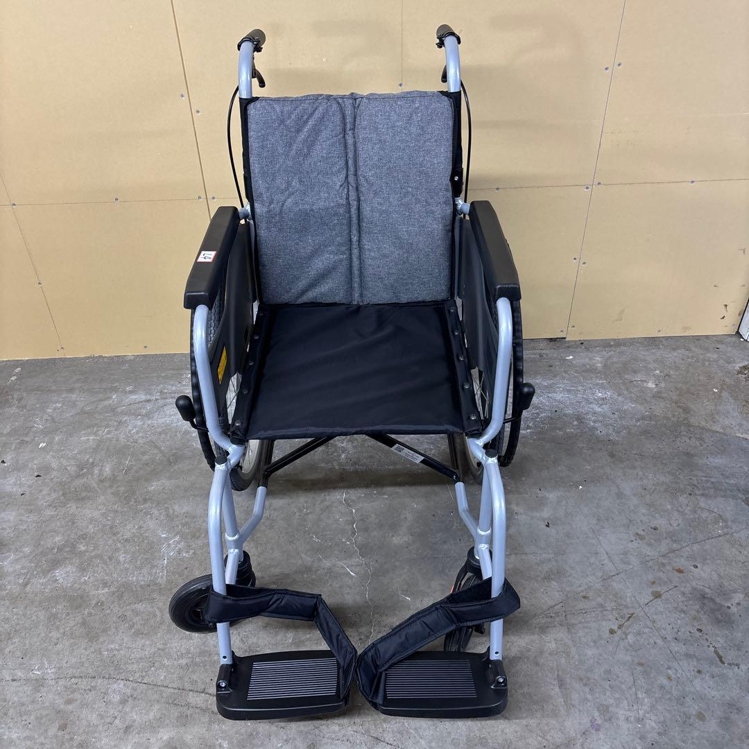 MIKI VTS-1 自走用車椅子 折りたたみ 黒とグレー#L4