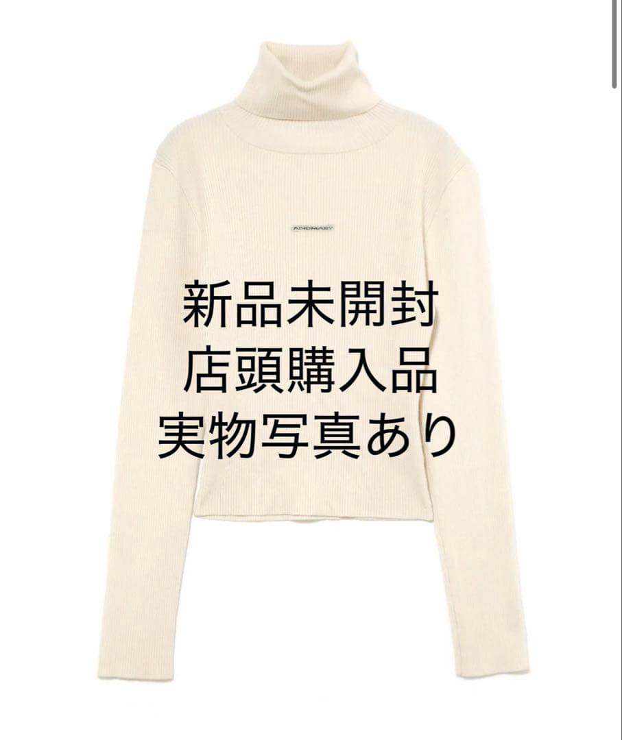トップス andmary Mary turtle knit tops ivory