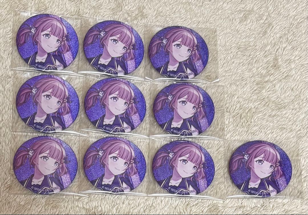 プロセカ グリッター缶バッジ グリ缶 2A 再販 望月穂波 - メルカリ