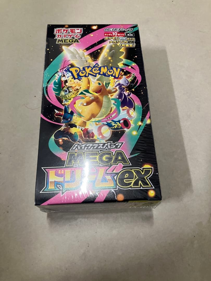 ポケモンカードゲーム megaドリームex 1boxシュリンク付き