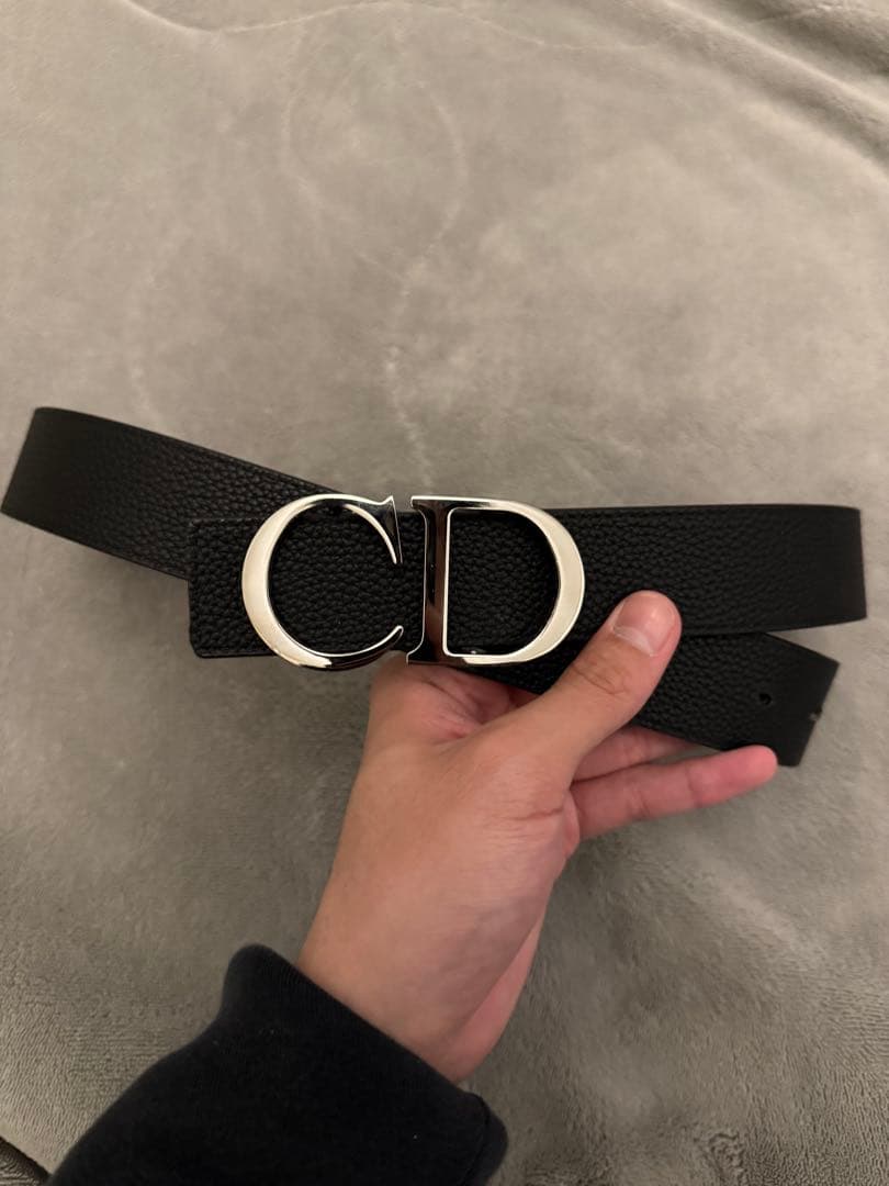 DIOR ディオール ベルト サイズ80 正規品 レザー ブラック メンズ DIOR ディオール ベルト サイズ80 正規品 レザー ブラック メンズ