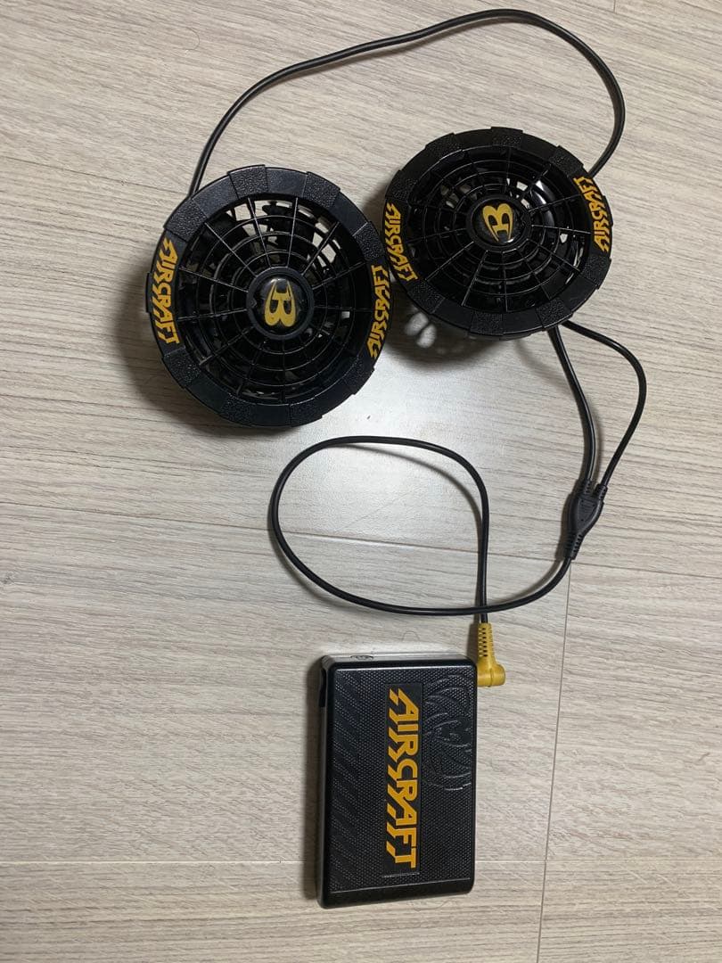 AIRCRAFT 空調服用ファン 2個セット