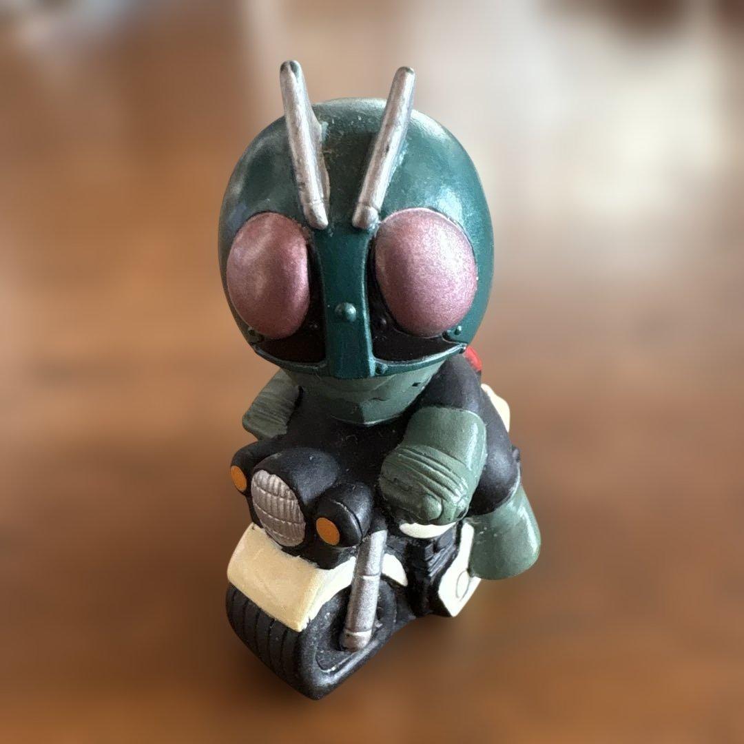 仮面ライダー1号 仮面ライダーソフビ 指人形 フィギュア サイクロン号