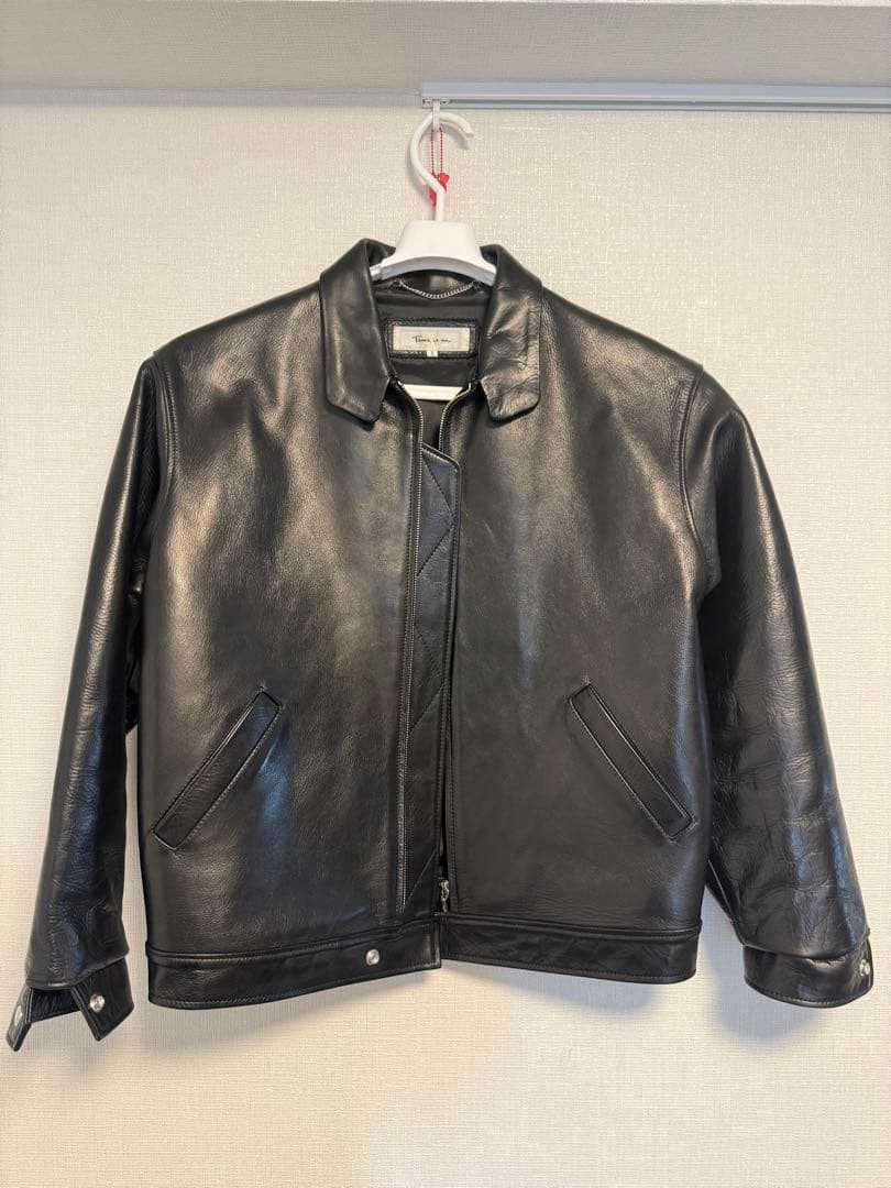ジャケット・アウター Time is on ZIAS LEATHER JACKET size1 Time is on【ZIAS LEATHER JKT】cow leather - メルカリ
