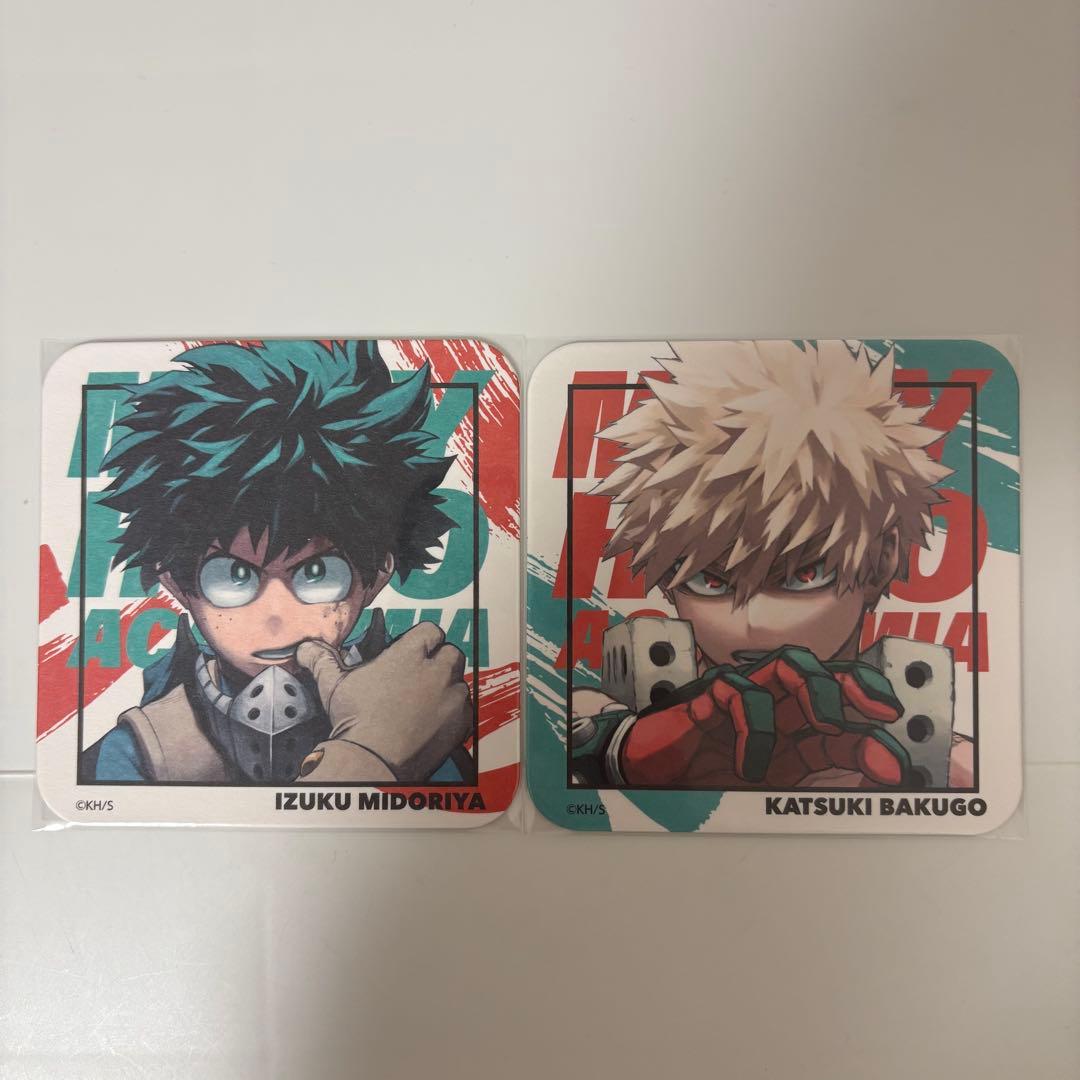 僕のヒーローアカデミア アートコースター RIVALS 爆豪勝己 緑谷出久