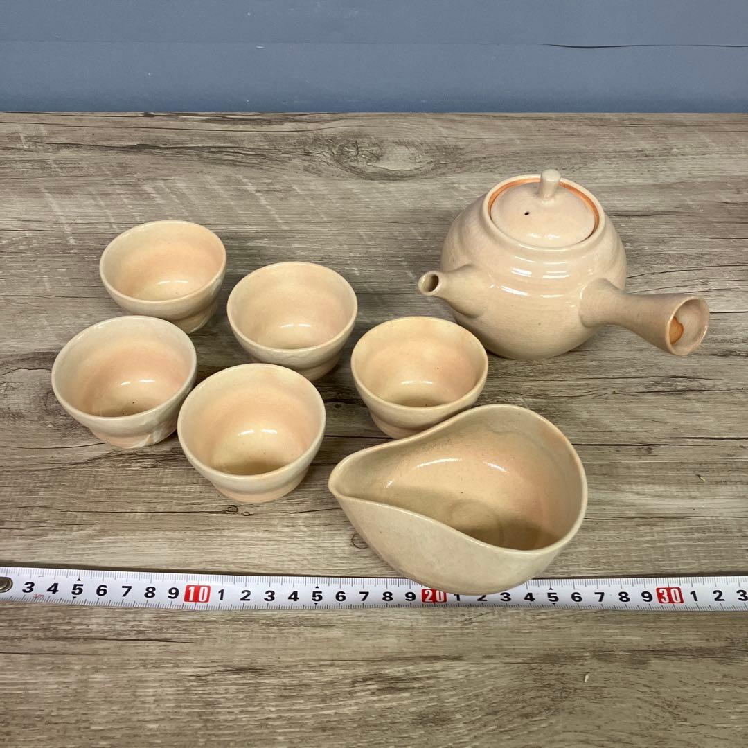 E-1 萩焼 茶器セット 湯呑み 急須 湯冷まし 煎茶道具 伝統工芸 陶器