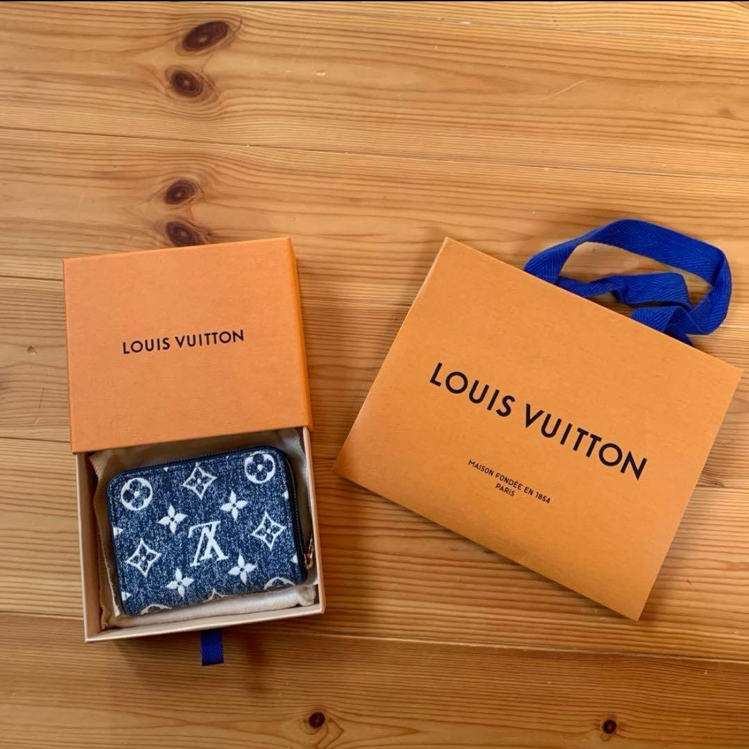 未使用　LOUIS VUITTON ジッピー・パース　M81185 デニム