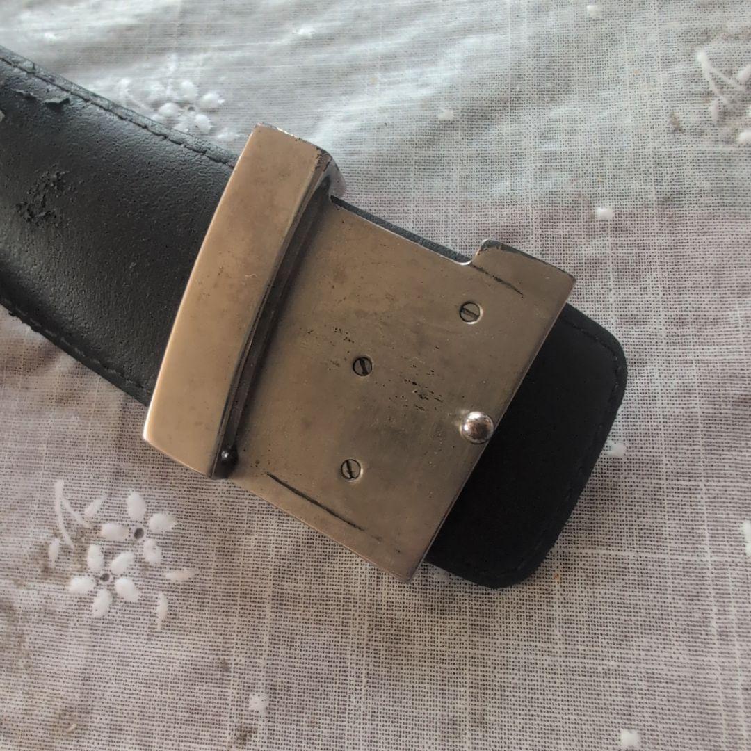 ルイ・ヴィトン 黒レザーベルト - メルカリ