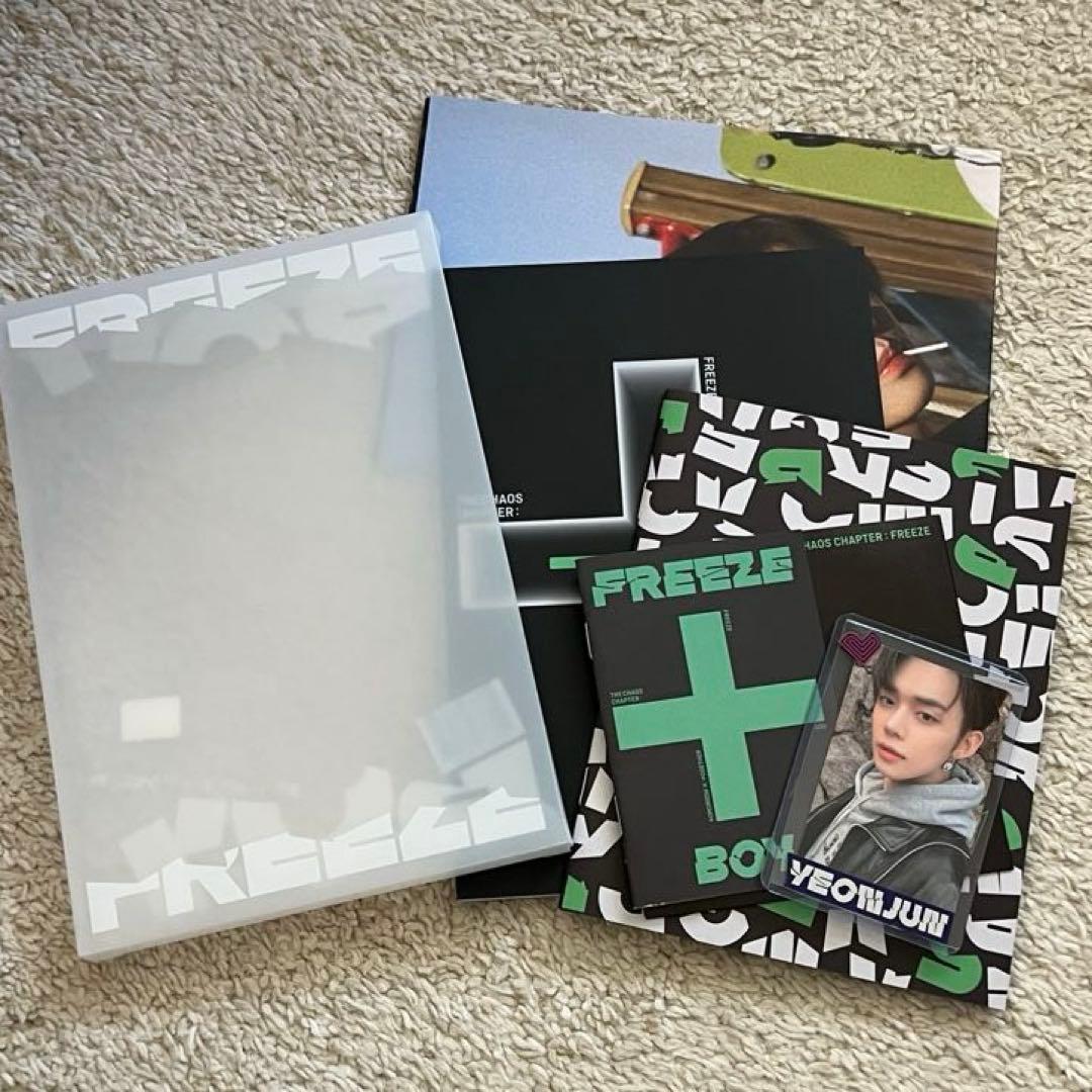 お値段交渉可】TXT FREEZE X YOU CD ヨンジュントレカ付き！ - メルカリ
