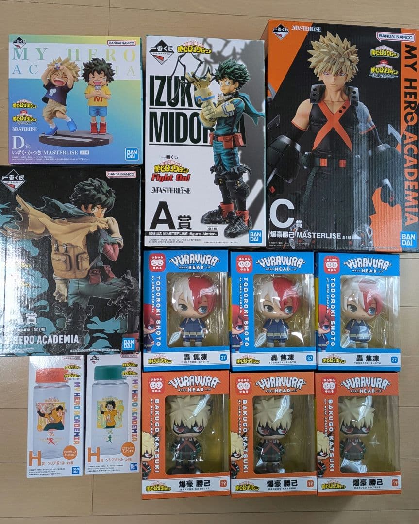 僕のヒーローアカデミア 一番くじ いずく かつき 連なる星霜 フィギュア