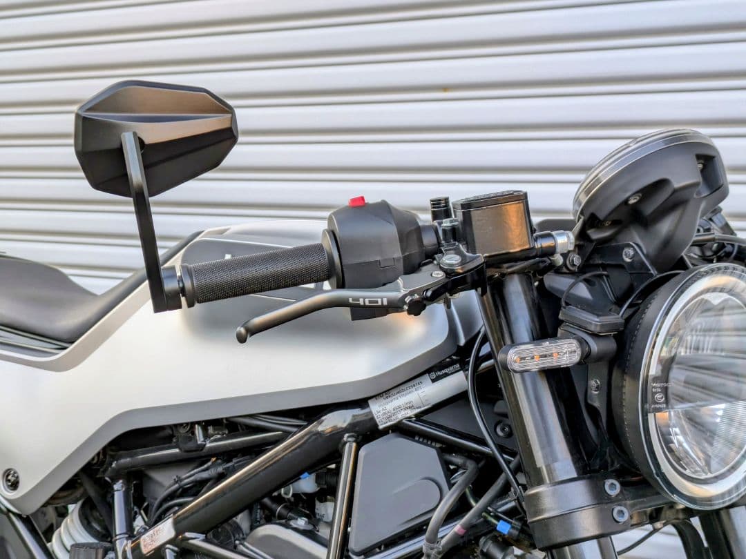 ハスクバーナ ヴィット スヴァルトピレン専用バーエンドミラー