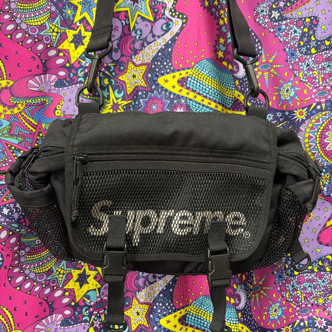 Supreme ショルダーバッグ 17SS☆Supreme Waist Bag Shoulder Hip Bag ウエストバッグ 黒