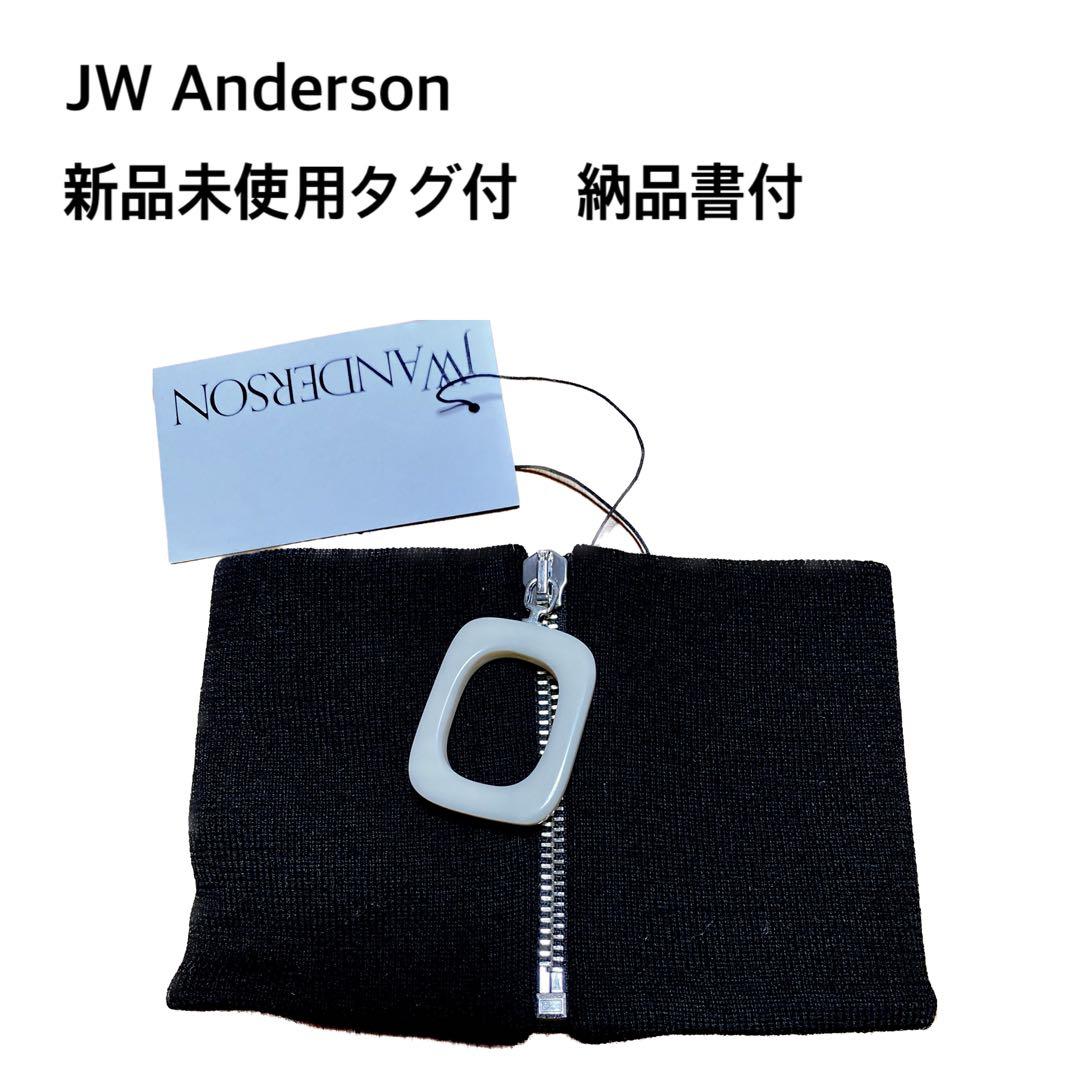 JW Anderson ネックウォーマー マフラー ブラック - メルカリ