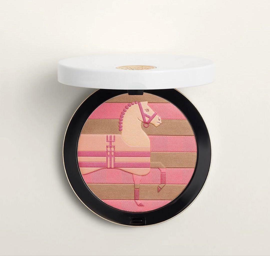 限定品HERMESフェイスパウダー　プードル ロカバール　リミテッドエディション