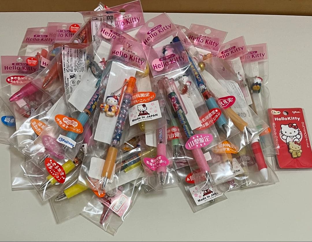 【希少・未開封】ご当地キティ ボールペン・シャーペン 40本セット まとめ売り