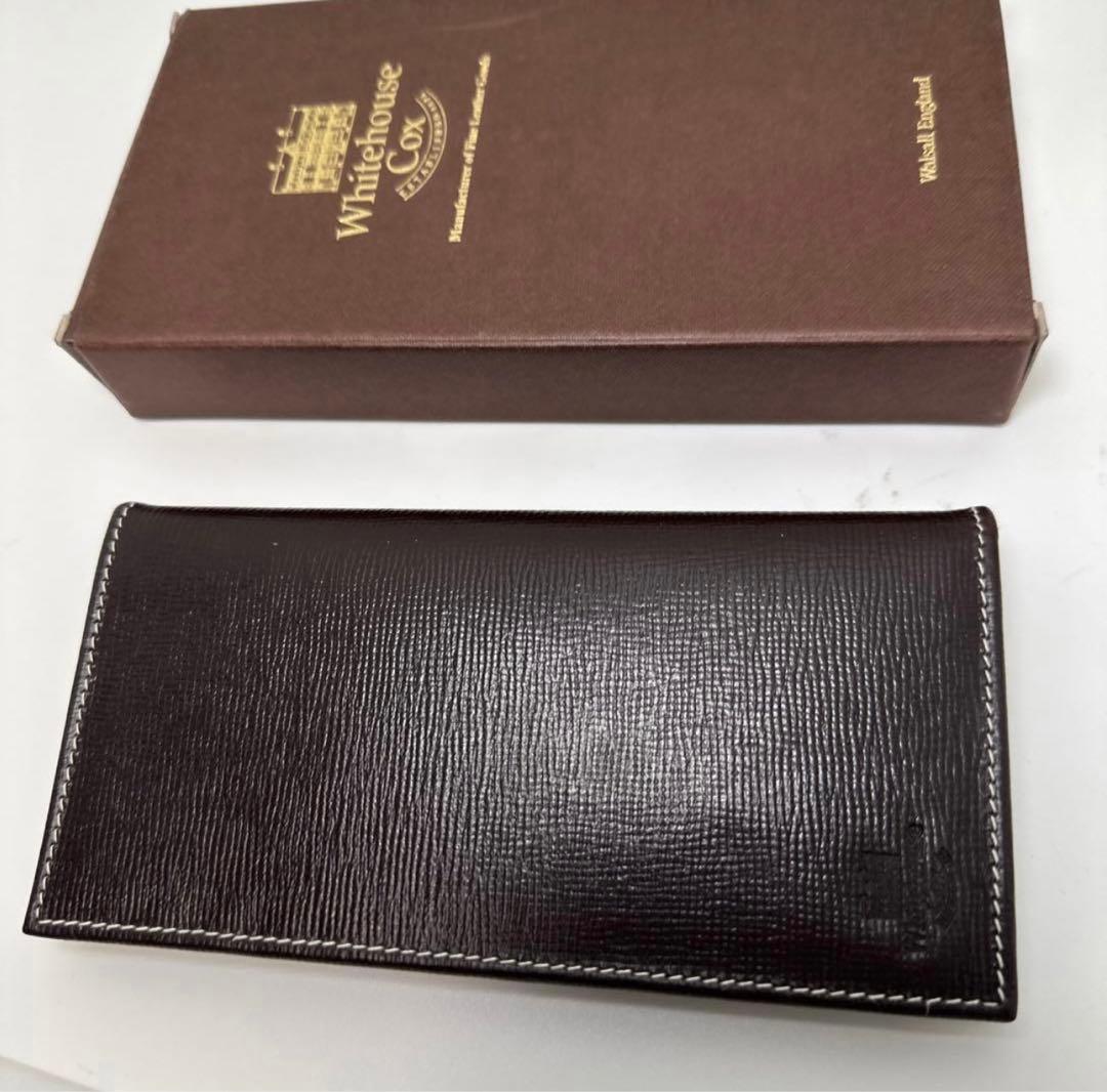 新品 ホワイトハウスコックス ホリデーライン 長財布 S9697HL 濃茶