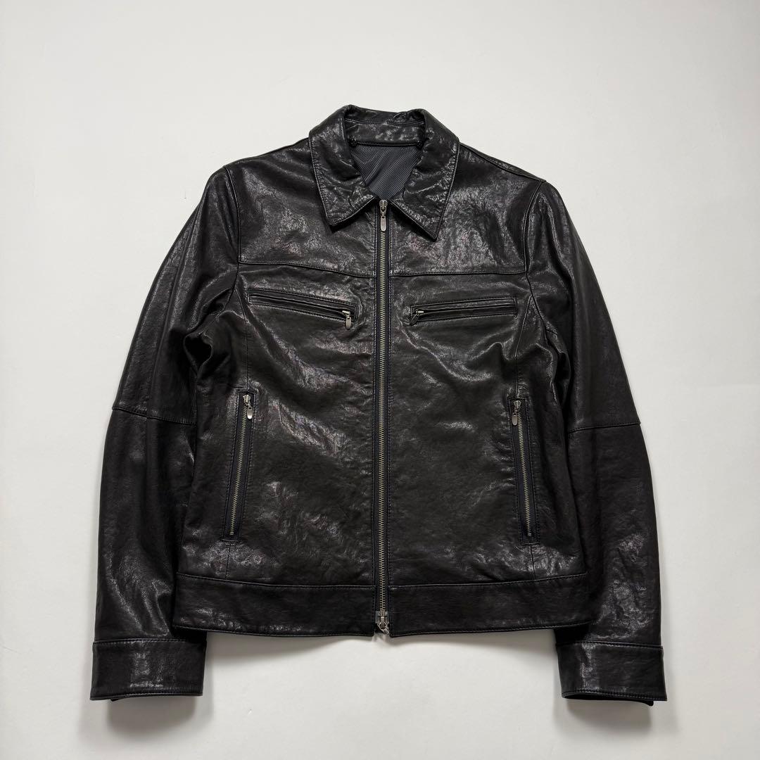 ジャケット・アウター 2000s Double zipup real leather jacket