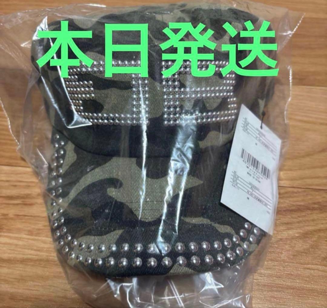 帽子 BEEDEN BD STUDS DAMAGE CAP CAMO