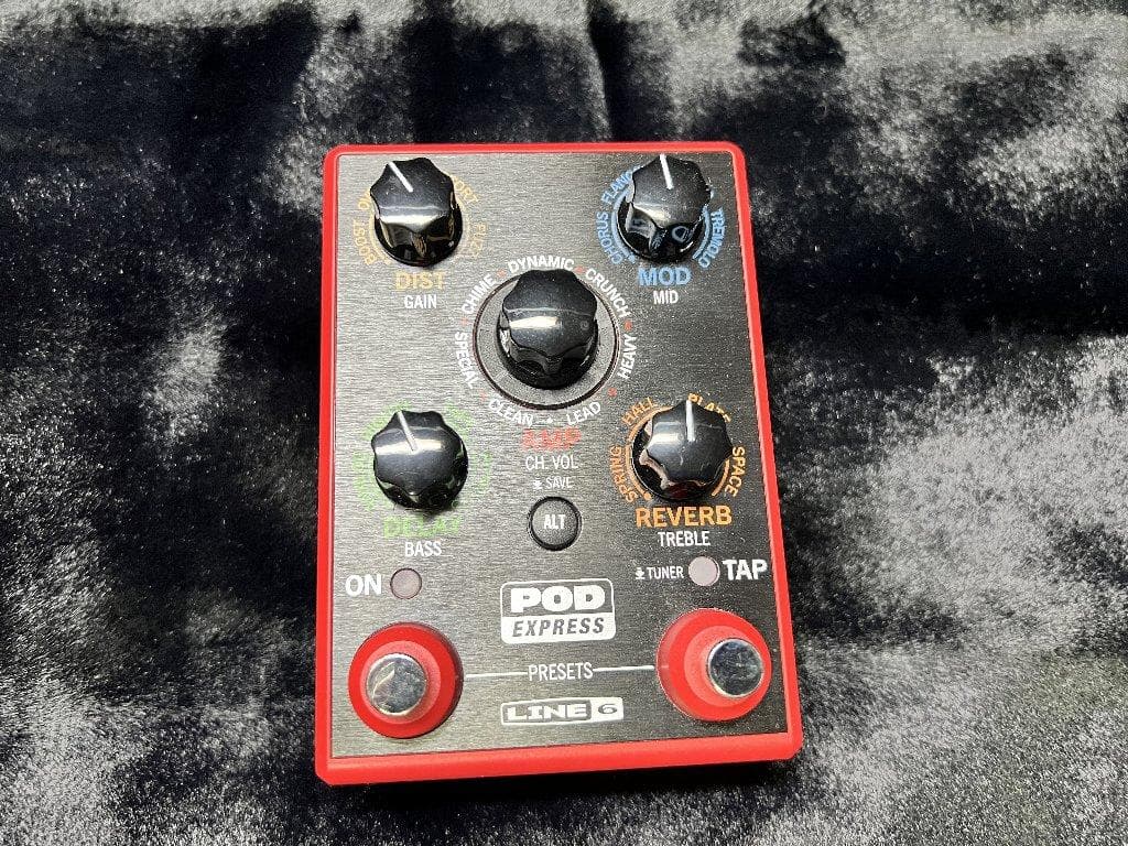 美品　LINE6 POD Express マルチエフェクター 47ページ取説付属