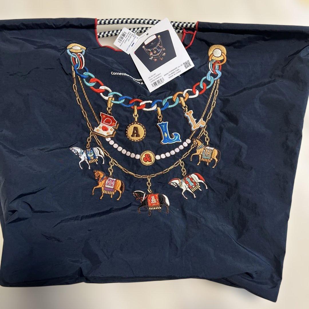 新品　ボールアンドチェーン　ホースチャームBall&Chain ＬDネイビー