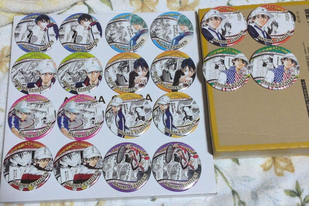 テニスの王子様　越前リョーマ　缶バッジ 描き下ろし 越前リョーマ 缶バッジ [新テニスの王子様] | 公式