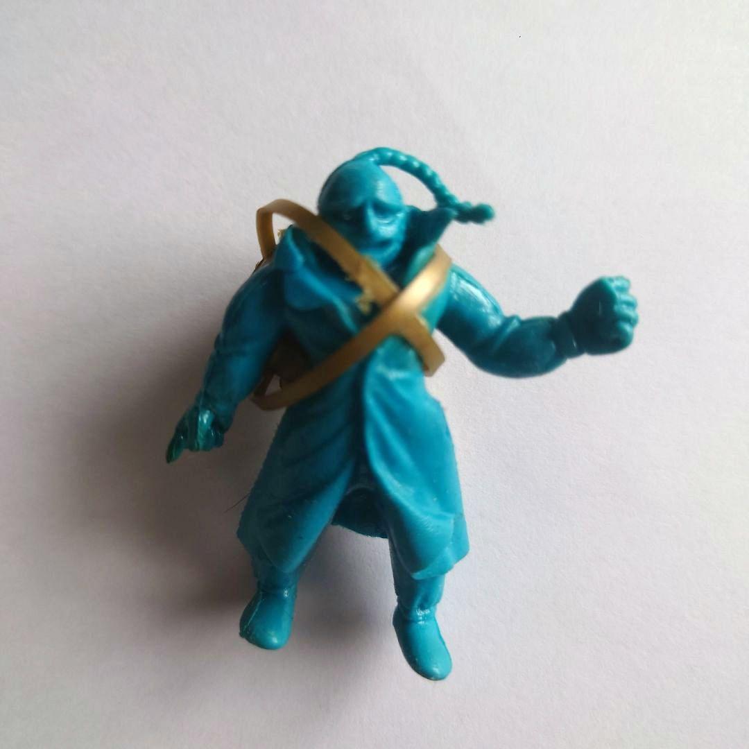 森永チョコスナック 闘将!!拉麺男 超人人形 【流星拳・砲岩】当時物 激