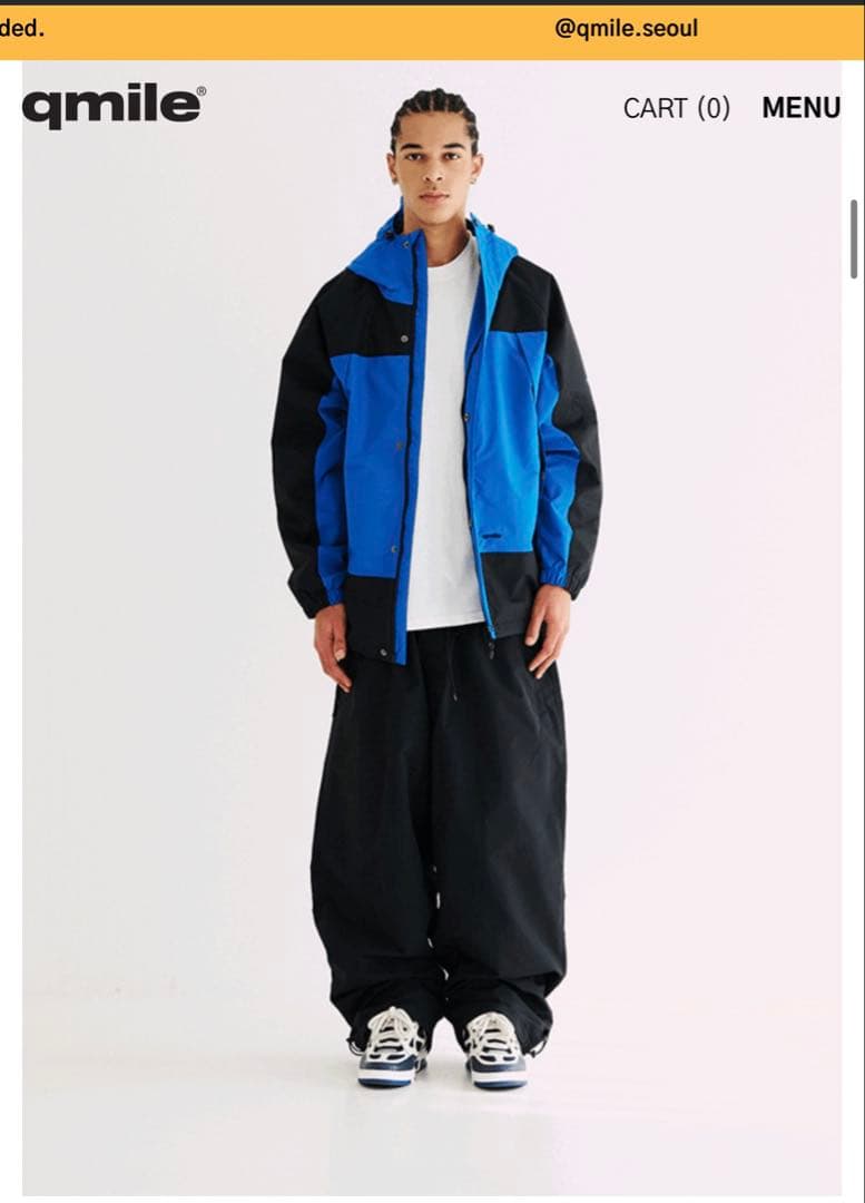 qmile フード付きスノーボードウェア XXL