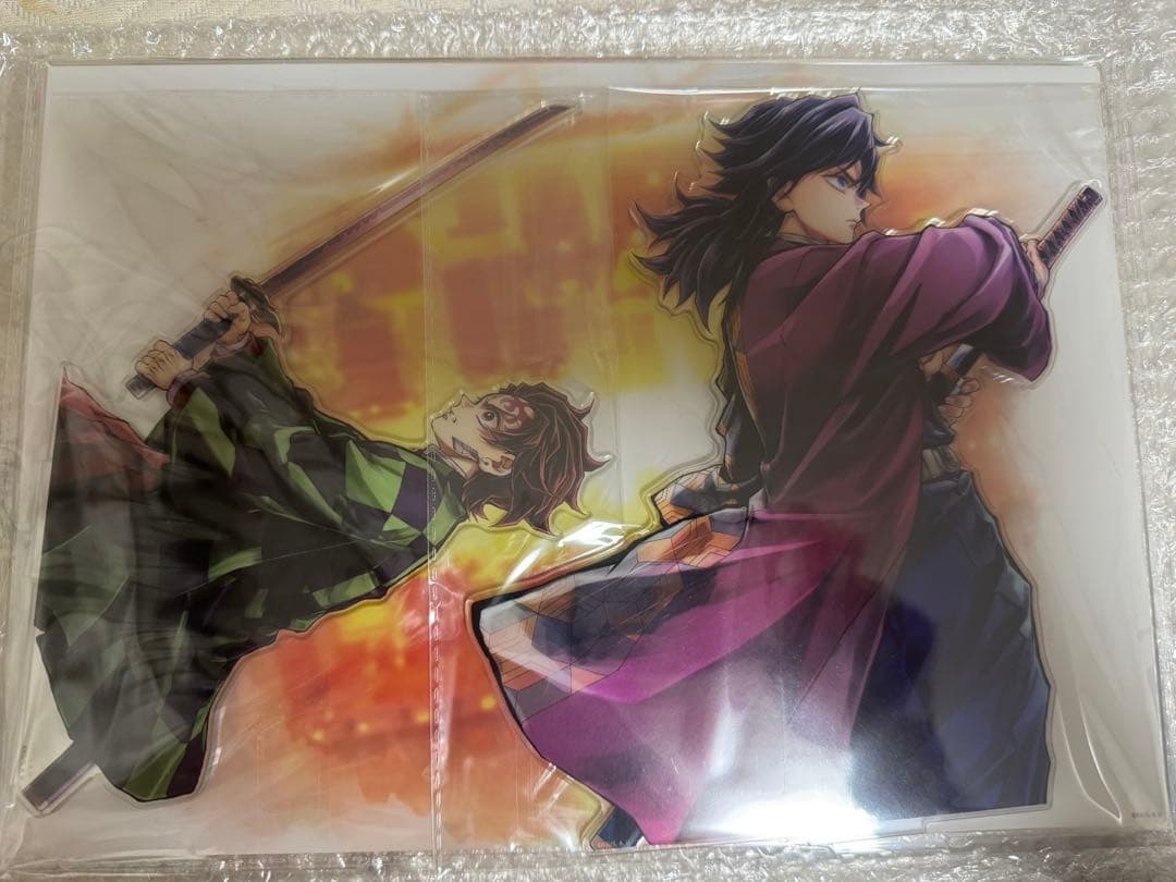 鬼滅の刃 A賞 WEBSHOPくじ 繋ぐ 義勇と炭治郎のビックアクリルスタンド