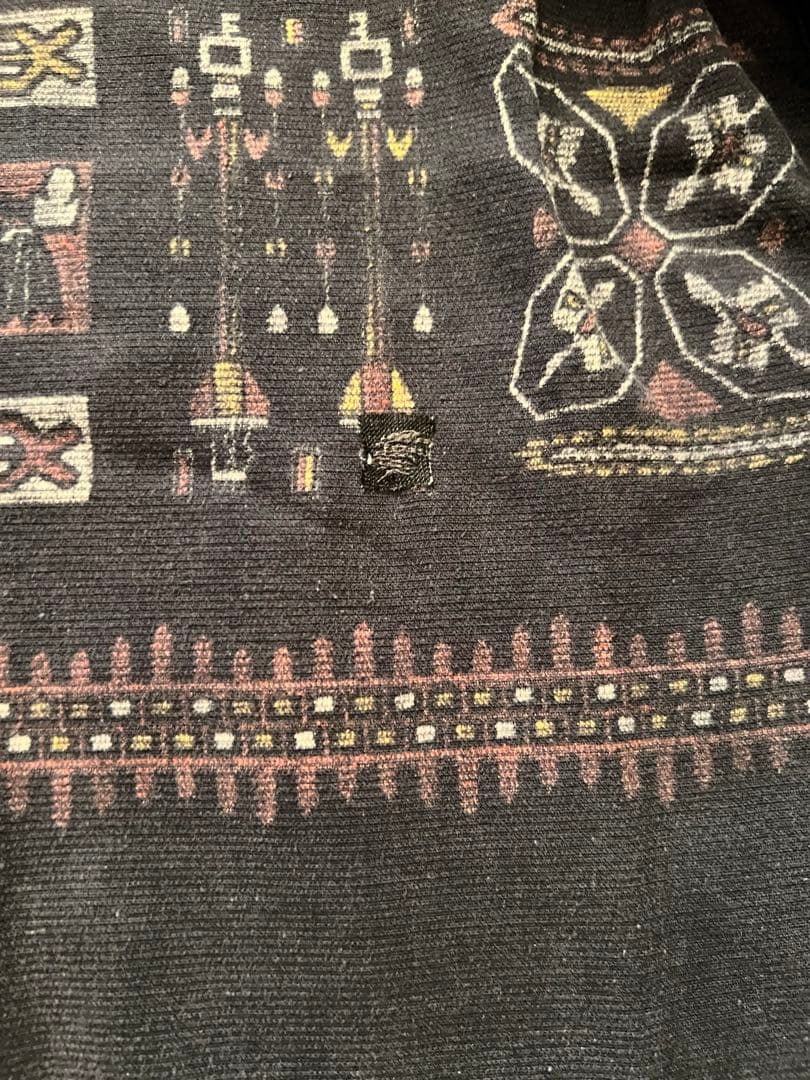 1950年代 50s プリントコーデュロイ シャツ フェード - メルカリ