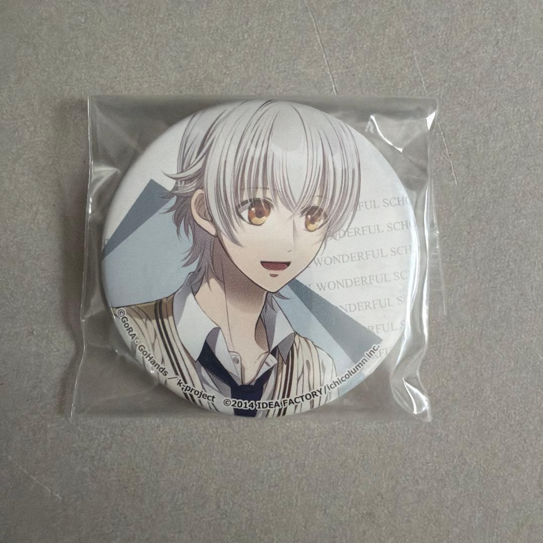 学園K 伊佐那社　シロ　缶バッジ