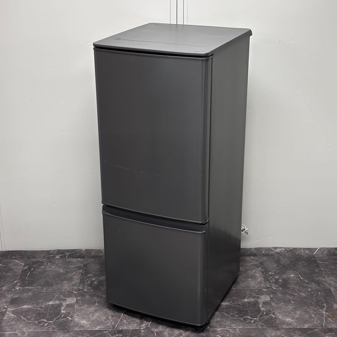 ◯設置込！送料無料！2024年製 三菱 ノンフロン冷蔵庫 MR-P15K-H 三菱電機（MITSUBISHI ELECTRIC） 冷凍冷蔵庫 MR-P15K-H 146L 幅48cm