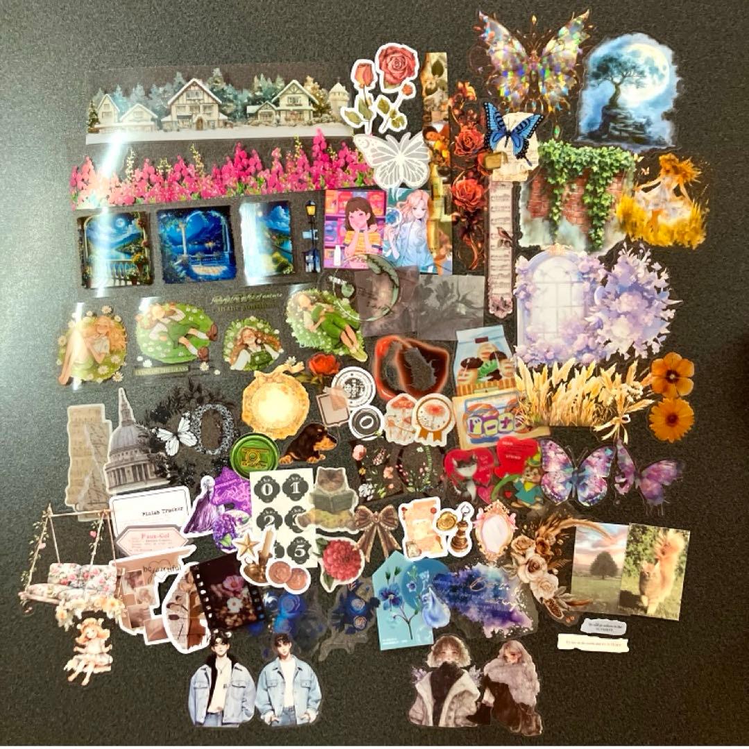 コラージュ素材 100点 おすそ分け まとめ売り - メルカリ