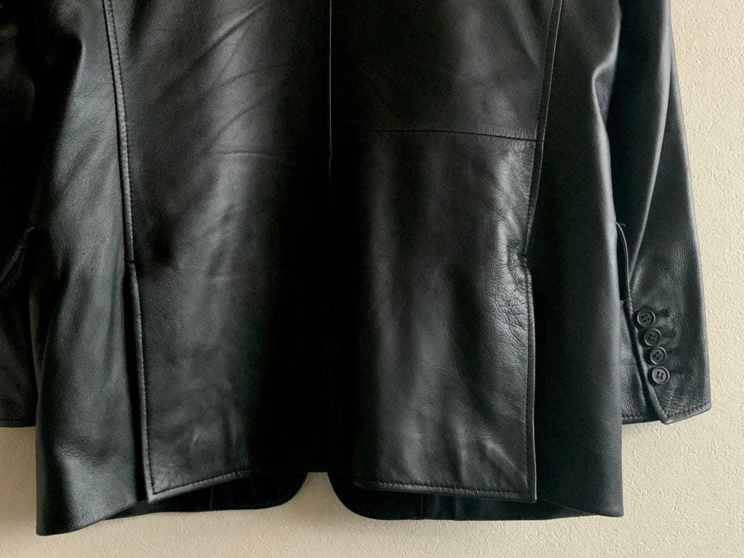 90s 00s Paul Smith ラム レザー テーラード ジャケット - メルカリ