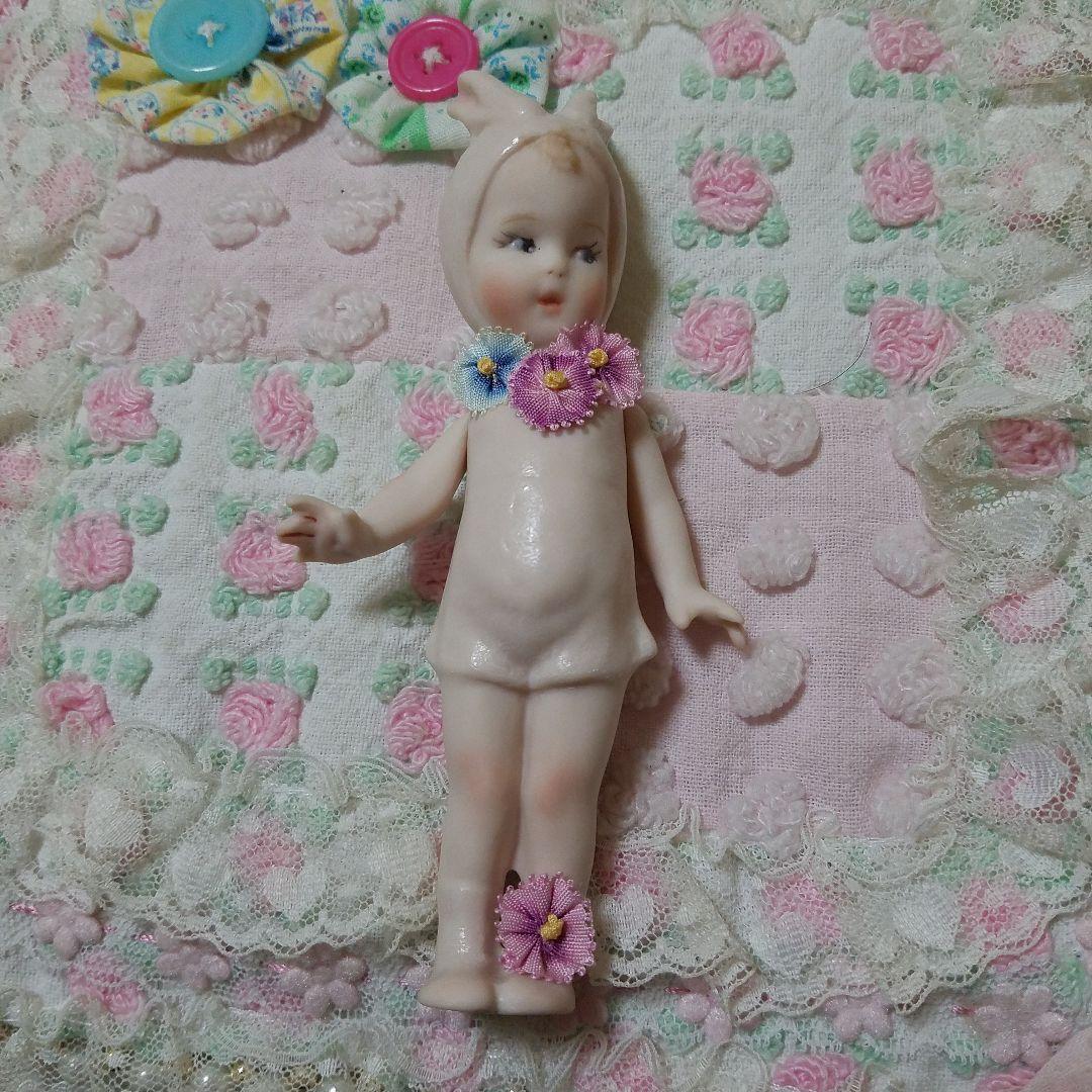 バニーちゃんビスクドール♥️ アンティークジャーマンビスクバニードールペア - アンティークモール