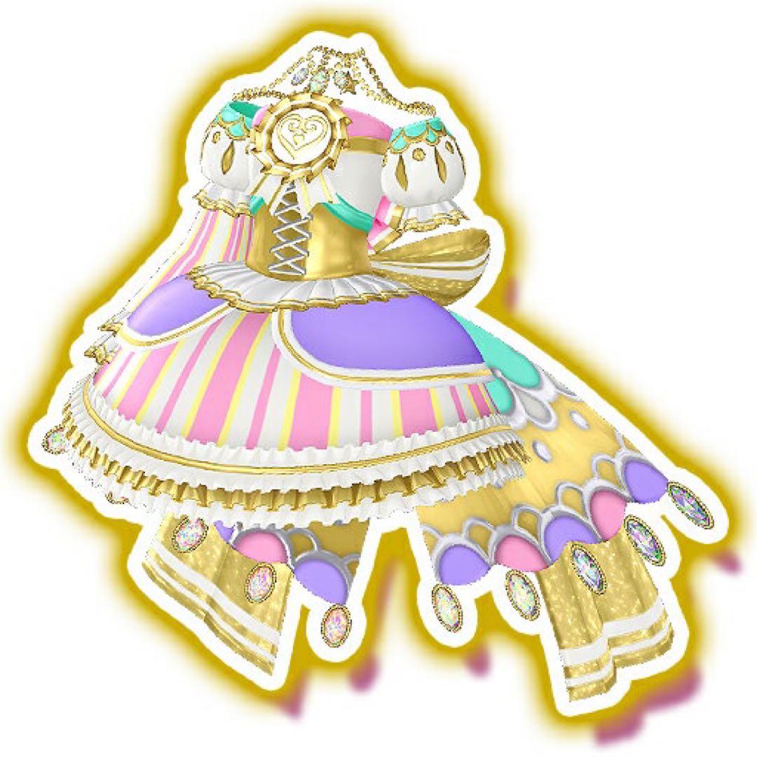 プリパラ プリチケ スーパーサイリウムトライアングルワンピ ロゼット