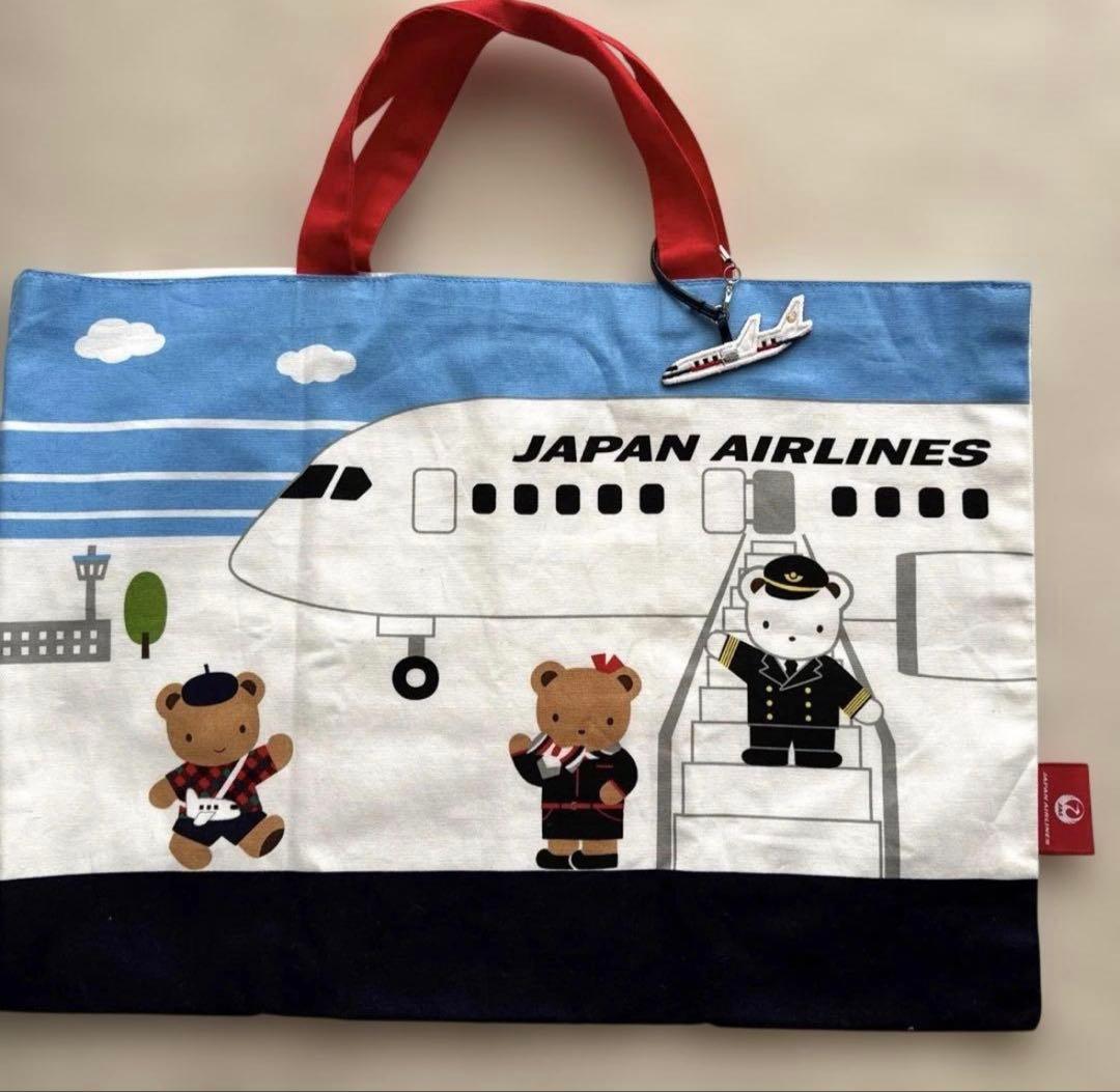美品【70周年記念】JAL×ファミリア コラボトート 機内限定 - メルカリ
