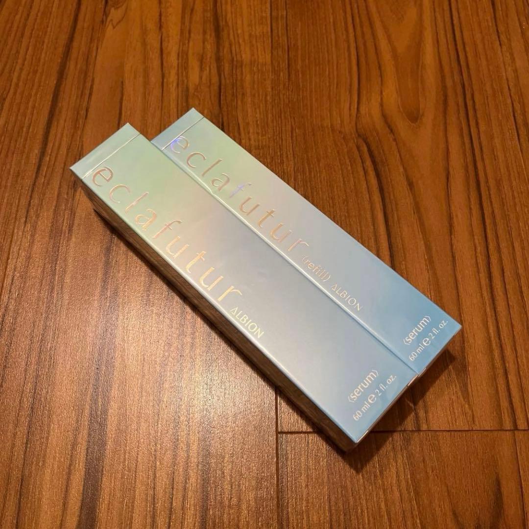 【新品未開封】エクラフチュールt 60ml 本体＆レフィル アルビオン