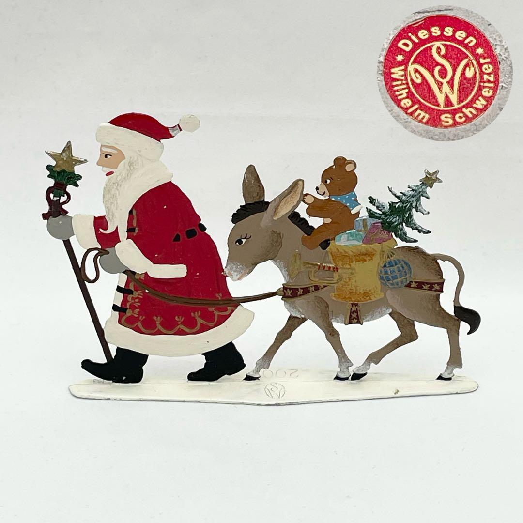 ♦️セール【レア】ヴィルヘルム・シュヴァイツァー サンタクロースとロバ クリスマ