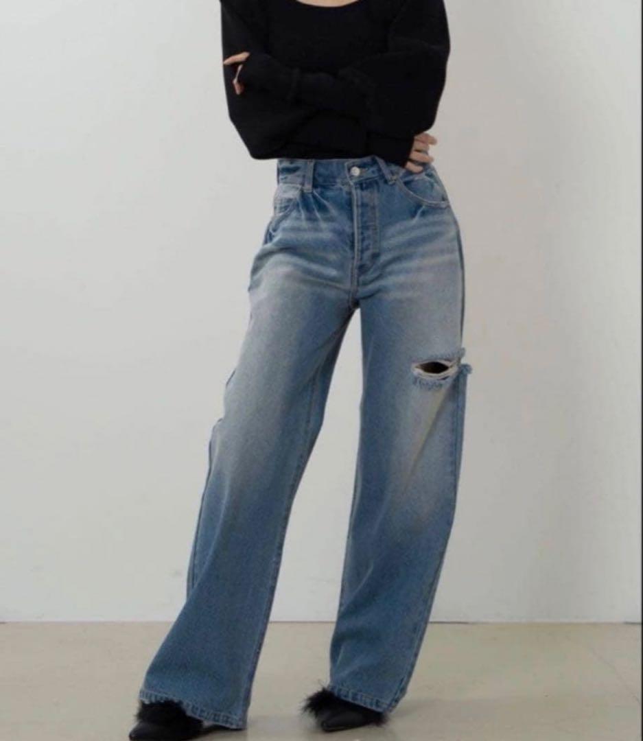 大幅お値下げ中♡senee ルーズビンテージライクデニム Lサイズ - メルカリ