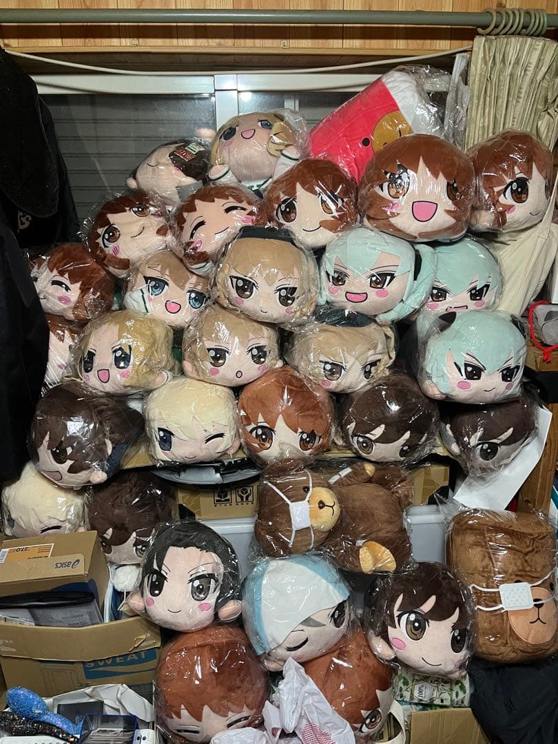 ガールズ&パンツァー メガジャンボ寝そべりぬいぐるみなど29人以上セット ガールズ＆パンツァー』寝そべりぬいぐるみに、メガジャンボサイズの西