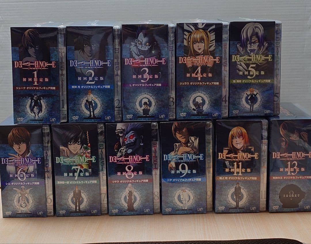 【新品未開封】DEATH NOTE デスノート フィギュア付 DVD DEATH NOTE デスノートDVD初回限定版フィギュア - メルカリ