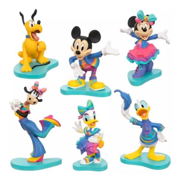 限定商品】ディズニーランド70周年 ミッキー＆フレンズ フィギュア7体