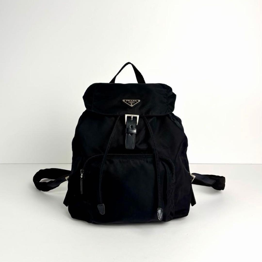 ほぼ未使用 PRADA プラダ リュック バックパック ナイロン レザー