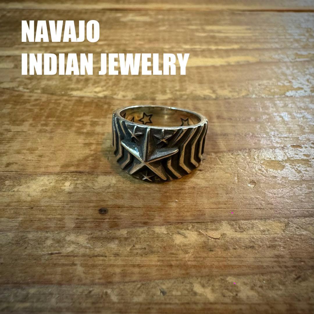 ◾️22号　シルバーリング　ナバホ　ノーブランド