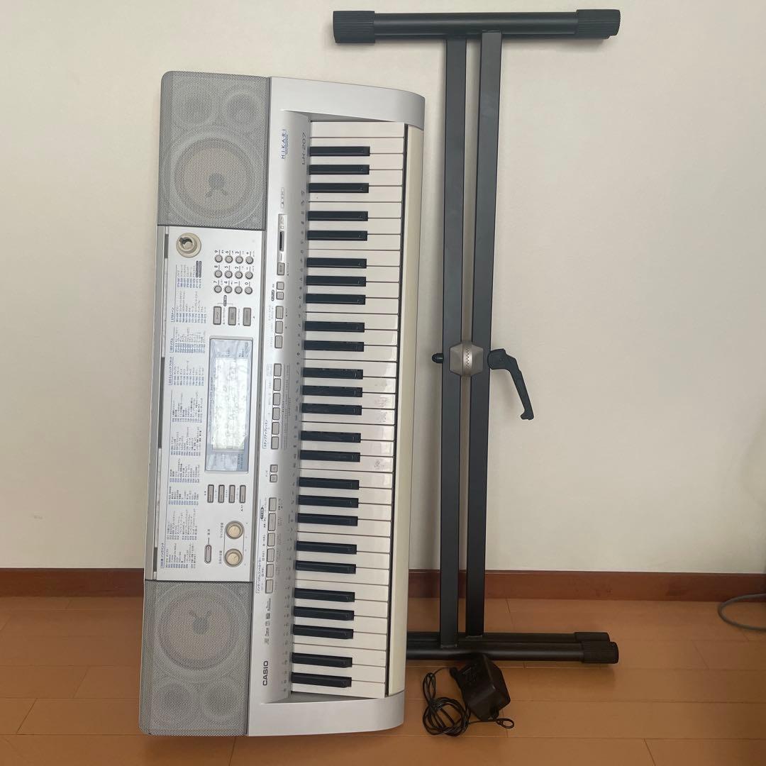 [CASIO]LK-207電子キーボード/スタンド. 楽譜立て付き キーボードスタンド Z型 | MRG JAPAN Direct