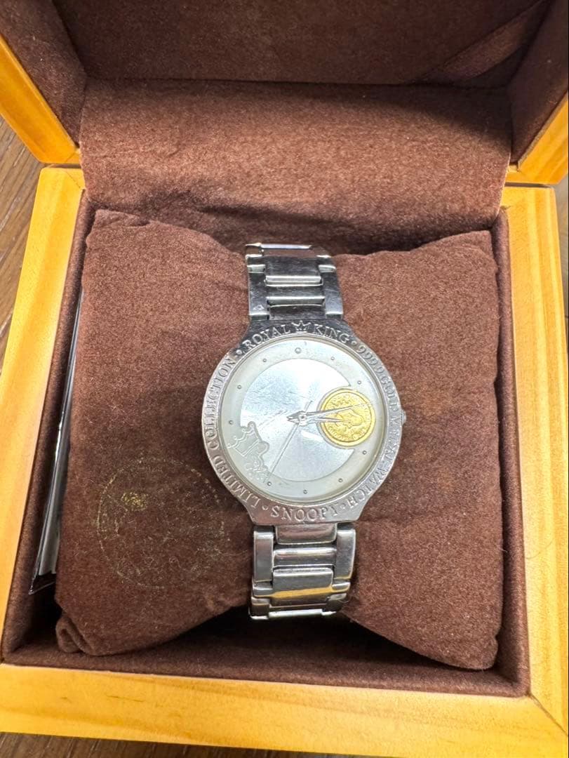 スヌーピー 腕時計 24K GOLD 1/50oz 不動