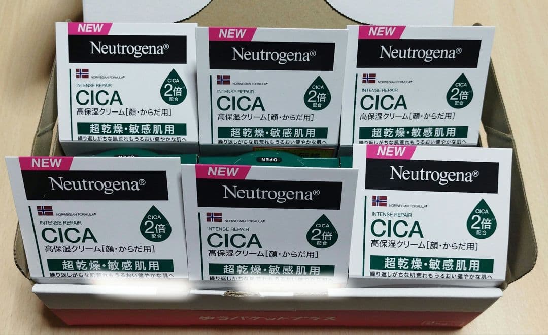 ニュートロジーナ 高保湿クリーム 顔・体用 200g ×6