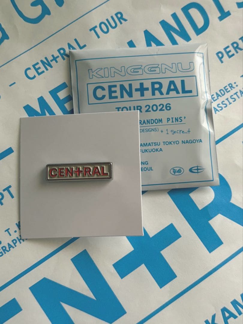 KingGnu CEN+RAL Tour 2026 ランダム ピンズ - メルカリ