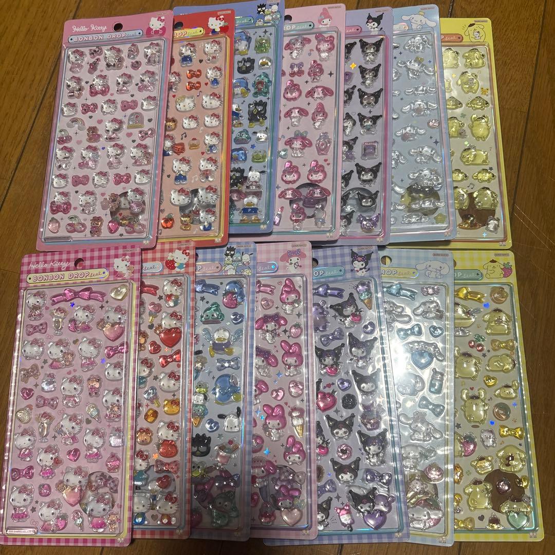 ボンボンドロップシール　サンリオ　正規品　第一弾　第二弾　新品未開封