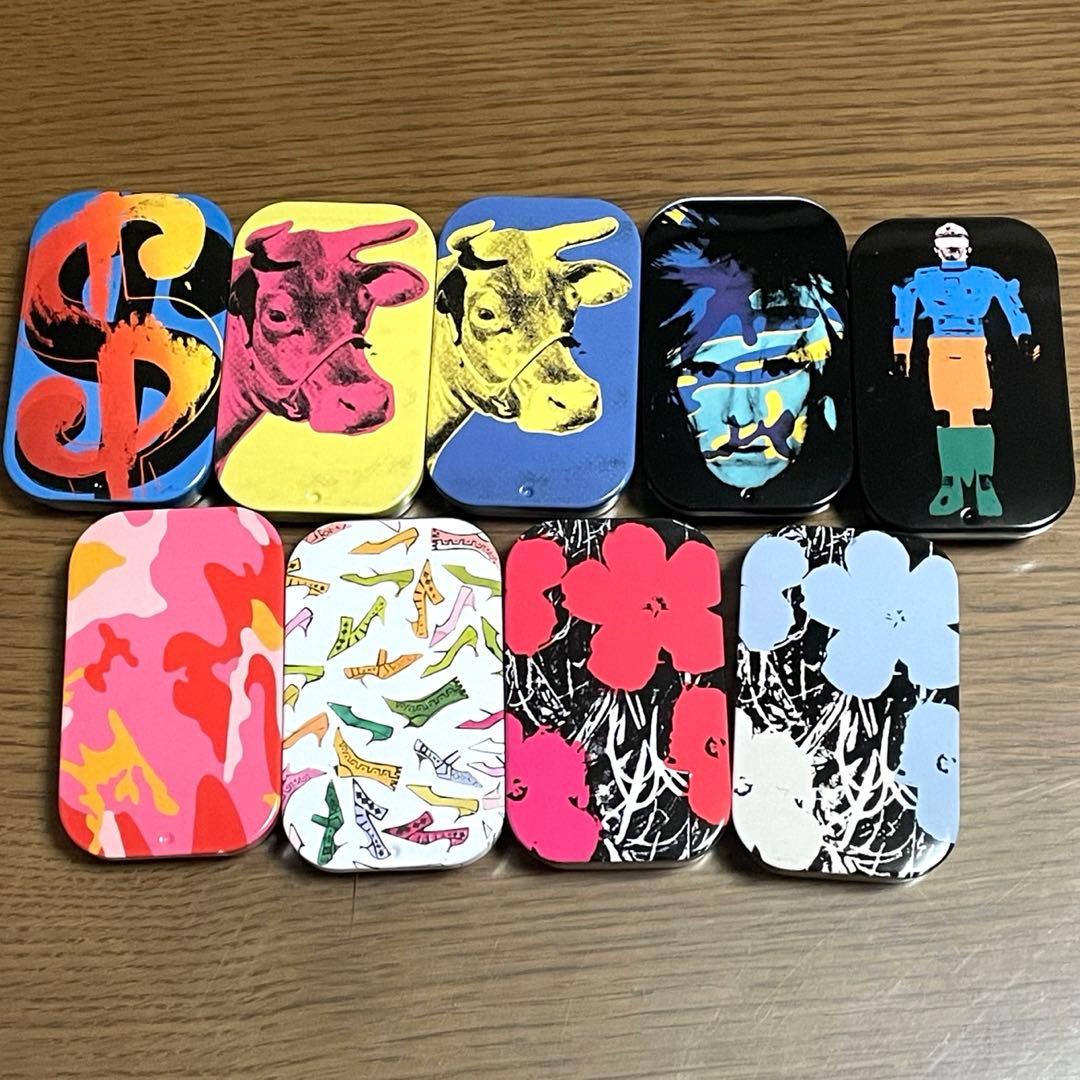 アンディ・ウォーホル×UHA味覚糖 タブレット アート缶 9個セット